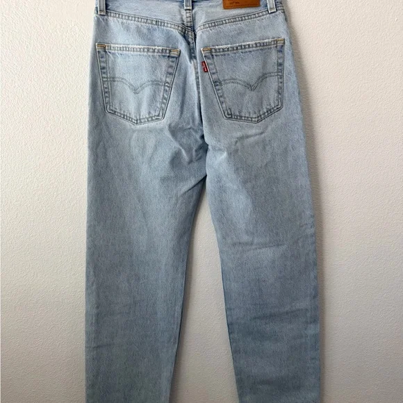 Levi's Women's Sz 24 501 90's Ever Afternoon Light Wash Straight Leg Loose Fit - Picture 5 of 12